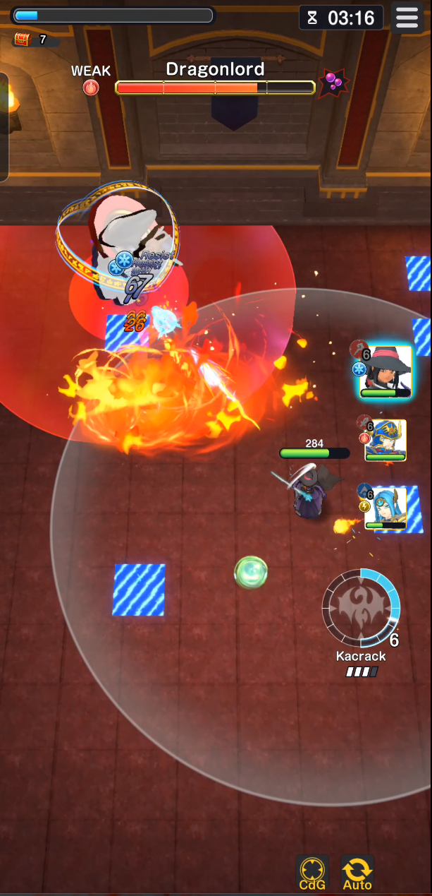 Combate contra el Dragonlord en el Shrine