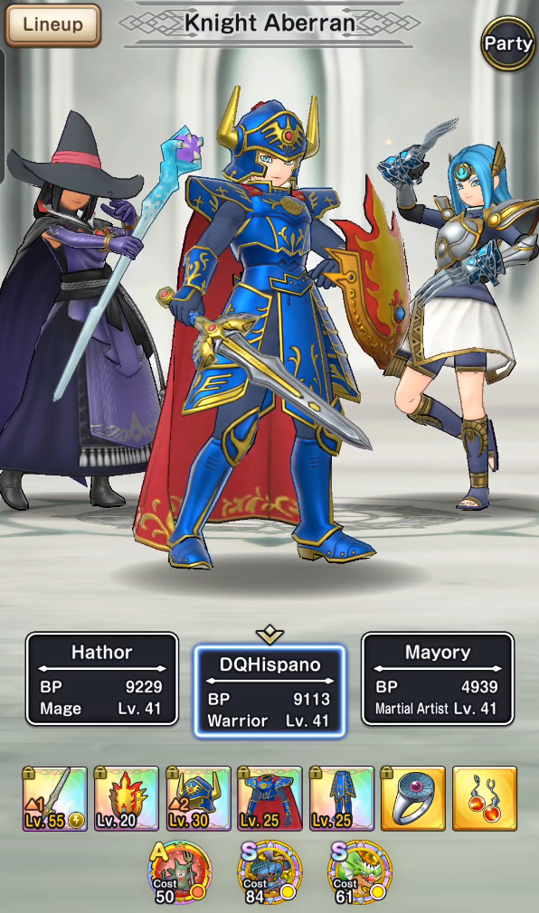 Build Warrior con Erdrick's Sword para el Knight Aberrant