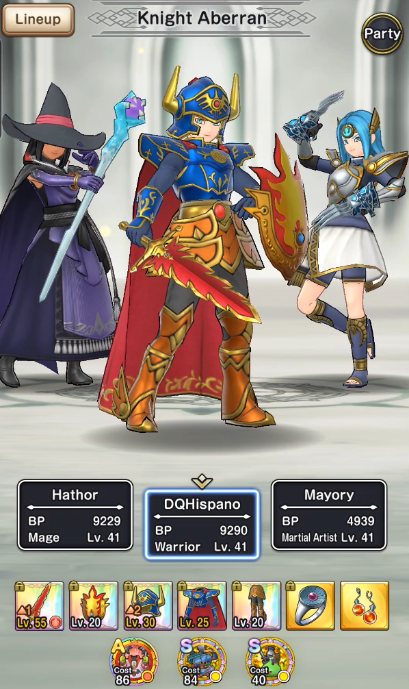 Build Warrior con Flame Blade para el Knight Aberrant