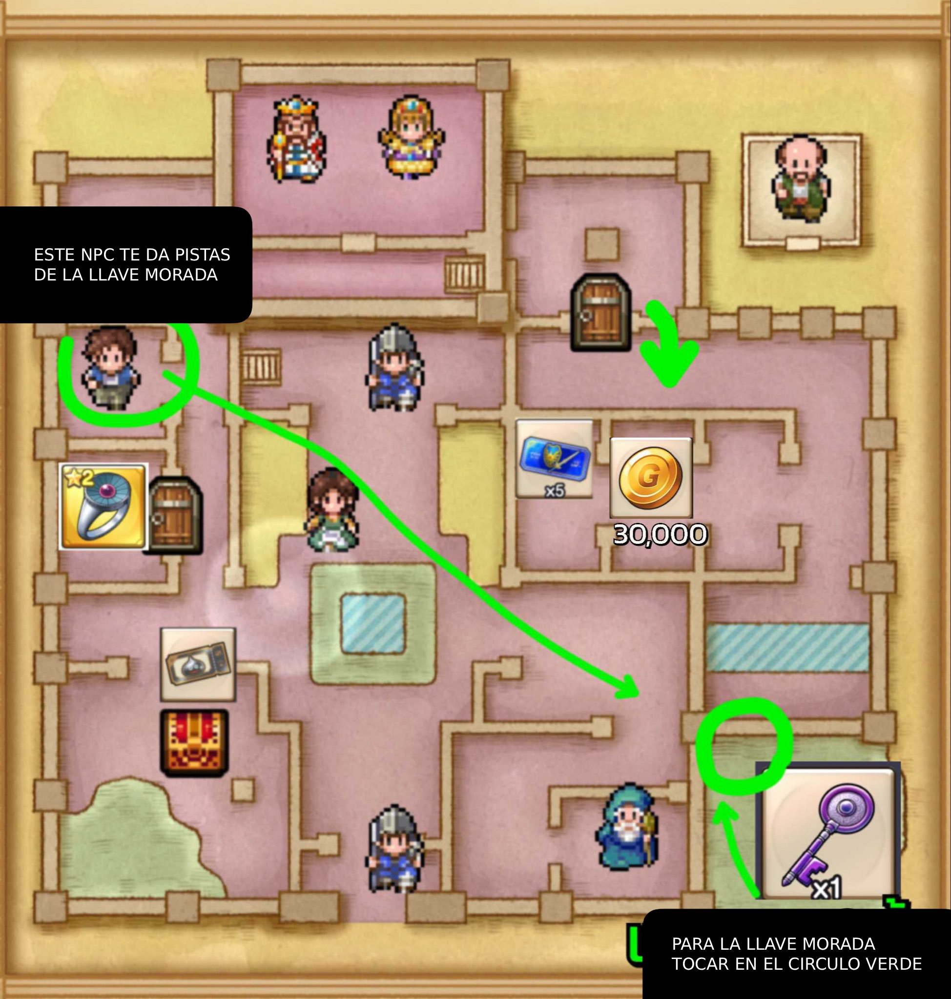 Cofres Tantegel Castle Dragon Quest Smash/Grow