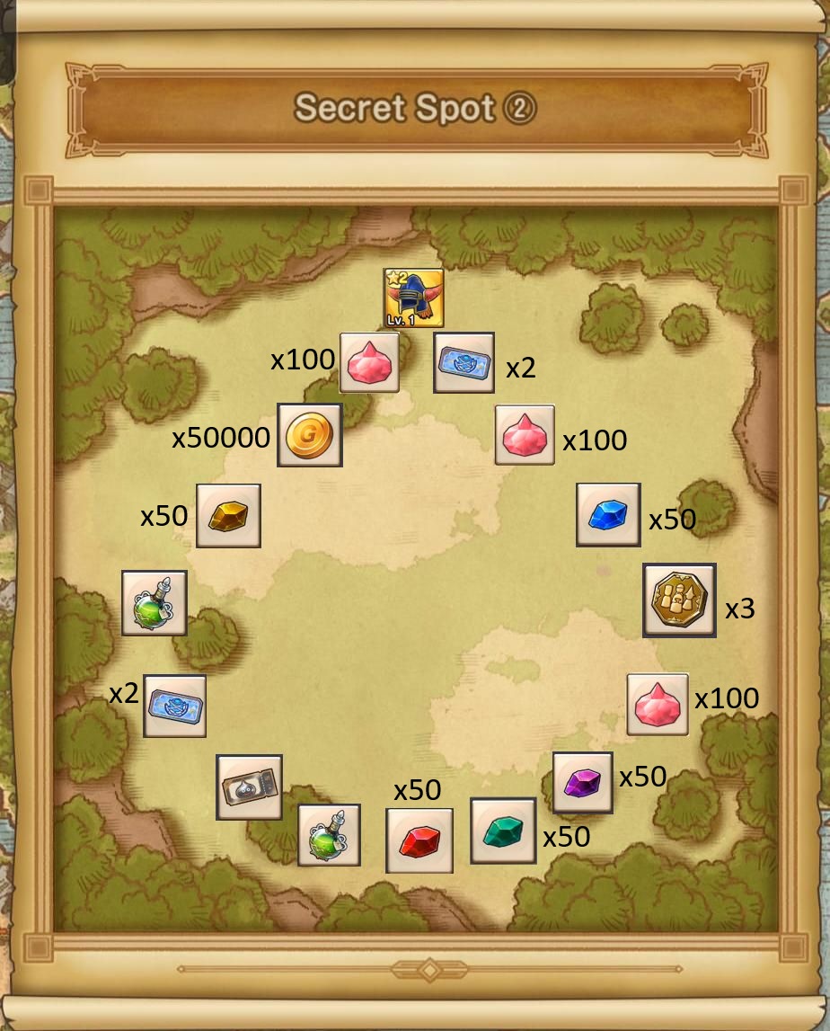Guía de cofres evento Dragon Quest I Smash/Grow